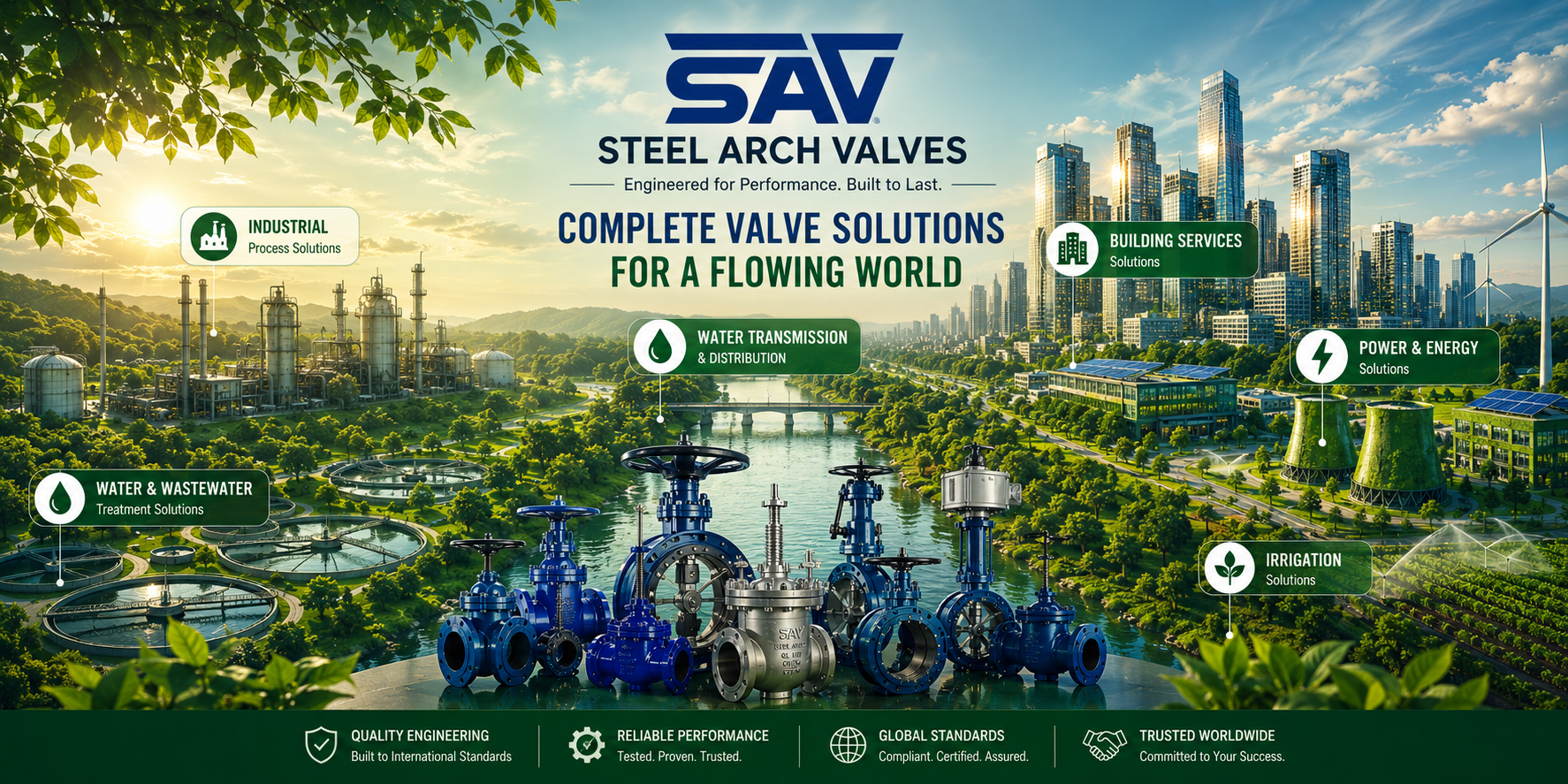 Steel Arch Valves industrial solutions